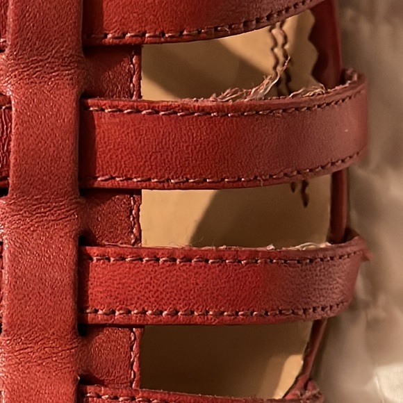 EUC ANNE KLEIN IFLEX ANKLE STRAPPY SANDALS SZ 9.5 - Picture 6 of 9